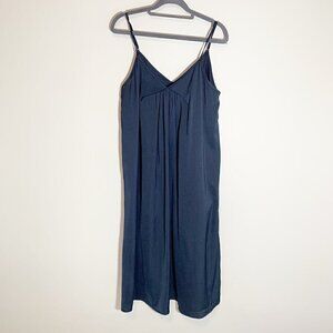 The Fifth Label dark navy blue strappy‎ knee length lined slip dress - Small